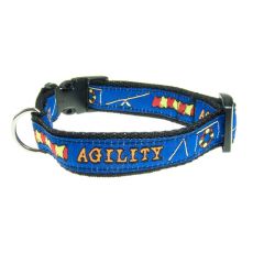 Obojek agility - tm.modrý 2